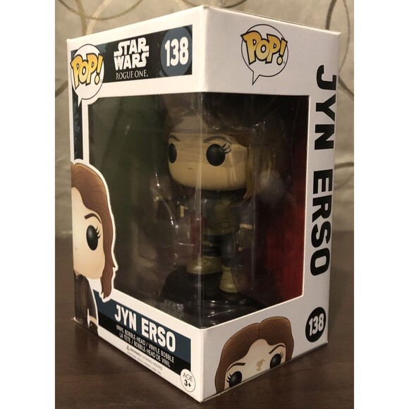 Jyn Erso #138 Funko POP! Star Wars Rogue One Vinyl Bobble-Head Figure  Toy - Picture 8 of 10